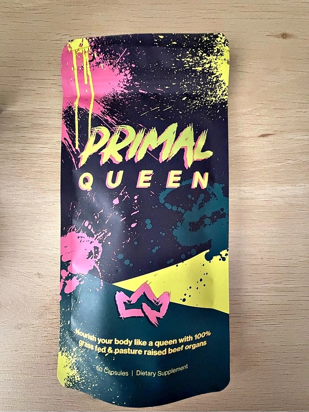 Primal Queen Beef Organ Superfoods 2 Bags + Glass Jar